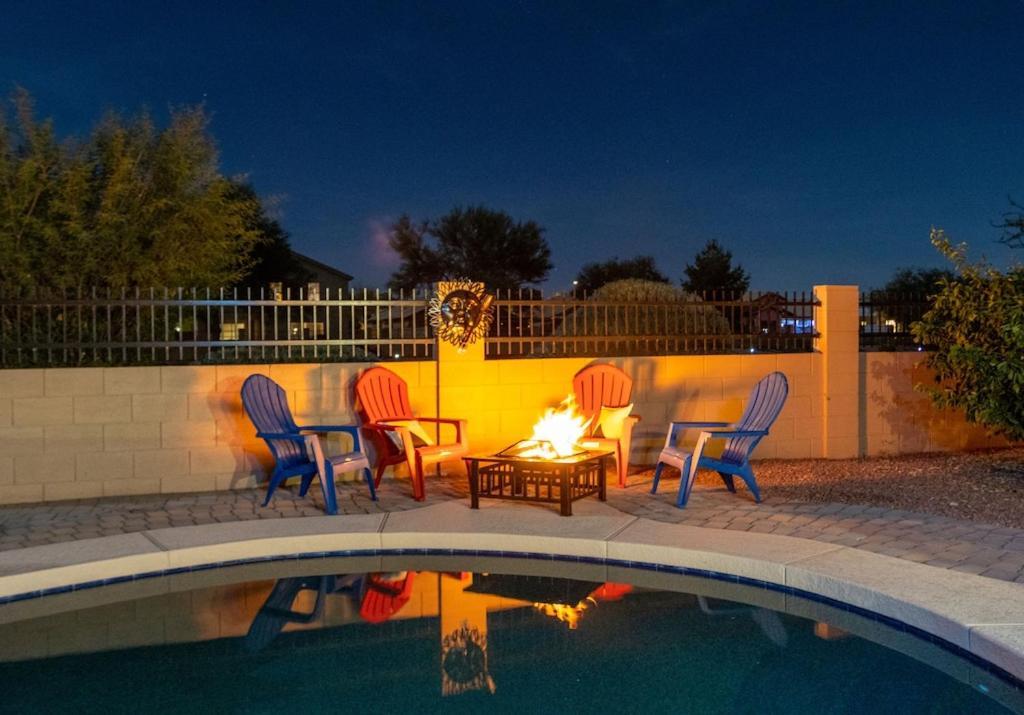 Boho Chic Arizona Villa W Pool & Mini Golf Каса-Гранде Экстерьер фото